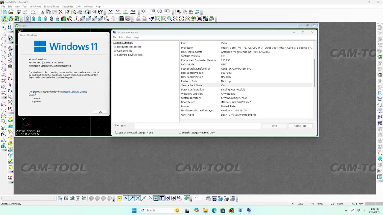 How to install Camtool V9.1 On Windows 11