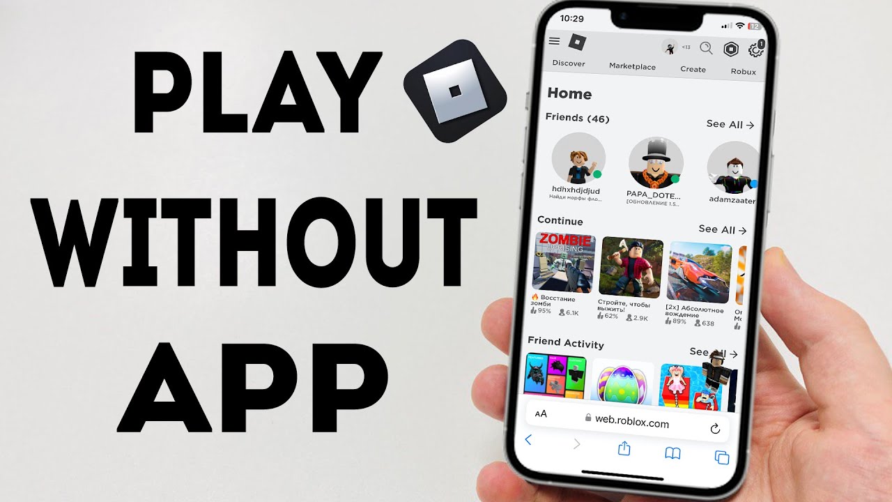 How To Play Roblox Without The App! 