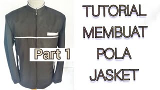 Tutorial membuat pola jasket #diy