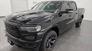 2022 Ram 1500 Limited Level 1 Night Crew Long Black 4K Walkaround 22T61A Sold