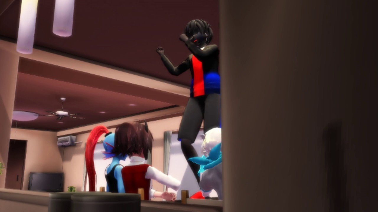 MMD~HanakoDai&Undertale~Vine~Rawr