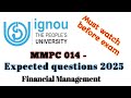 Mmpc 014 Expected questions 2025 #ignou #ignouexam2025 #ignouquestionpaper #2025