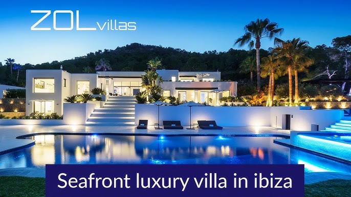 Luxury Seafront Villa With Private Access To The Sea In Es Cubells For Rent Luxury Villas Ibiza Youtube
