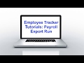 Payroll export run