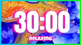 30 Minute TIMER With Cozy Relaxing Music [CALM-CLASSROOM-PAINT]