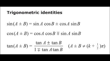 Advanced Trigonometry 6 - solving equations with the addition formulae