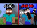 Survivre 100 jours sur from the fog minecraft hardcore film complet