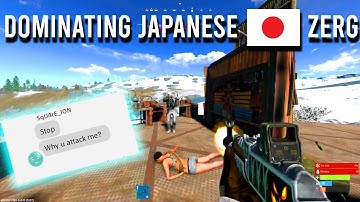 20K HOUR TEAM VS JAPANESE ZERG - Rust Console