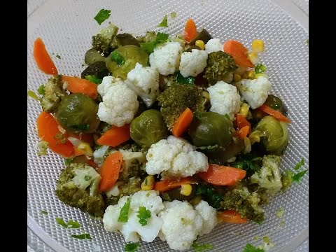 Zeytinyağlı Sebze Salatası Tarifi nasıl yapılır?