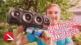 Viel einfacher könnte es nicht sein | JBL Xtreme 2 Akku austausch Anleitung