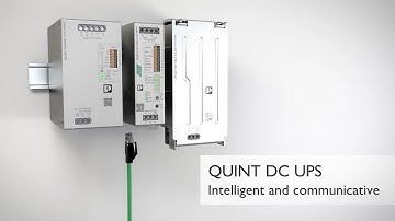 Uninterruptible power supply with the QUINT DC-UPS