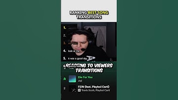Thumbnail of ranking best song transitions #top5 #ranking  #compilation