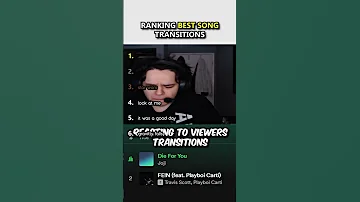 Ranking Best Song Transitions Top5 Ranking Compilation 