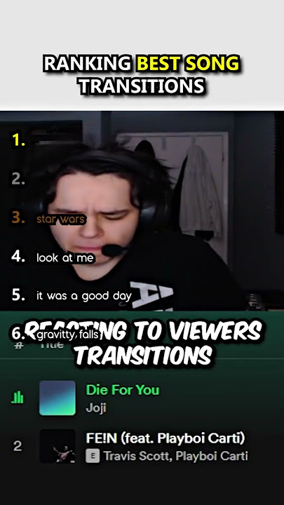 ranking best song transitions #top5 #ranking  #compilation