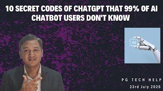 10 Secret Codes of ChatGPT That 99% of AI Chatbot Users Don't Know