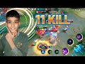 Full match Rush playing 11 kill || Moba legend 5v5