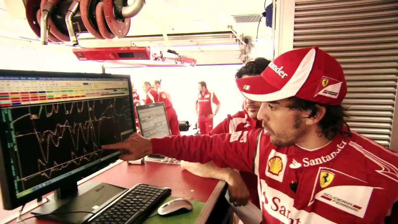 Road fuel vs race fuel in an F1 Ferrari car with Alonso YouTube