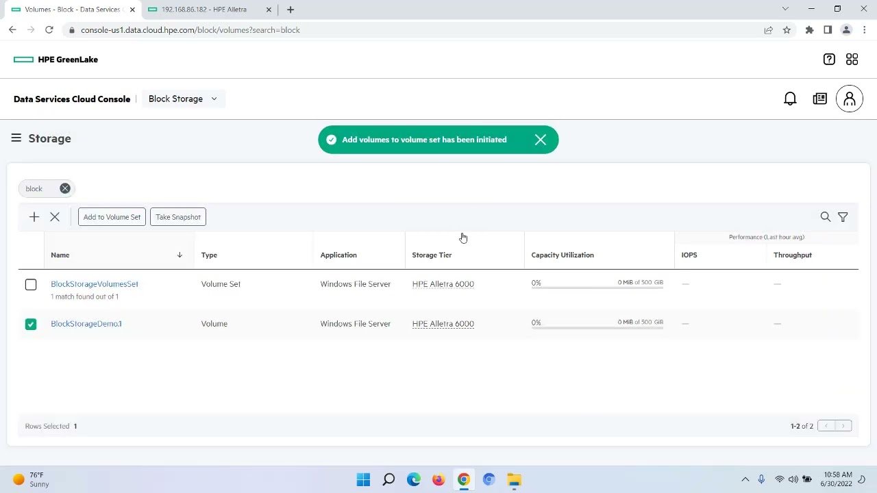 GreenLake Data Services Cloud Console (DSCC): Block Storage - YouTube