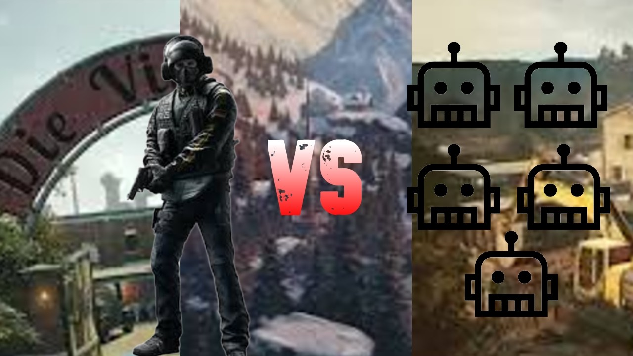 Me vs 5 Advanced Bots FINAL REMATCH-Rainbow Six Siege X