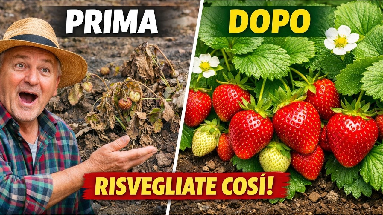 Fragole da RECORD? 🍓 Risvegliale così dopo l'inverno (La guida completa)
