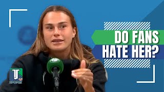 Aryna Sabalenka TALKS about the CONFLICT in Ukraine and fans HATING her