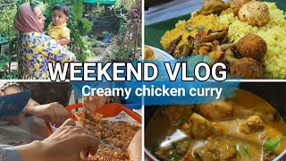 WEEKEND VLOG / Srilankan LAMPRICE / Plant shopping with mum / Eating out / creamy chicken curry
