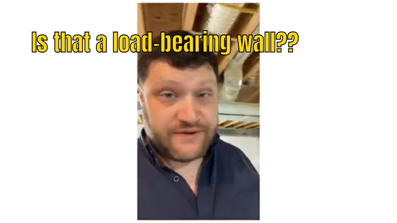 How to identify a load bearing wall Home Renovations YouTube