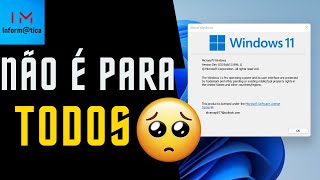 WINDOWS 11: Requisitos Oficiais para Instalação - NÃO É PARA TODOS!