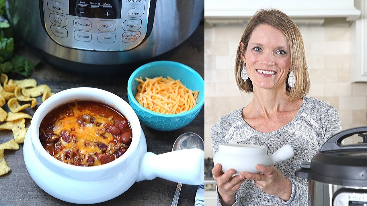 The BEST Instant Pot Chili Recipe - YouTube