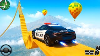 Police GT Cars Stunts Race 3D - Crazy Cop Car Mega Ramp Stunts - Android Gameplay #3  screenshot 2