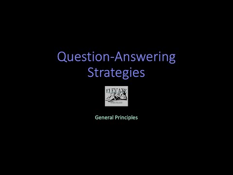 General Question-Answering Strategies