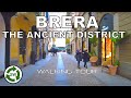 ITALY,MILANO: Visiting the Ancient district of Brera, One of the touristy neighborhood in the city4K