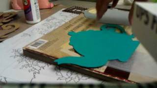 Scrap N Learn ~ Tea Party Invite Tutorial (part 1)