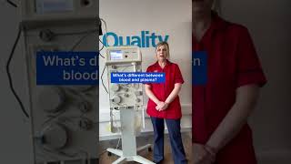 Plasma Q&A: Components of blood explained ? GivePlasma Shorts