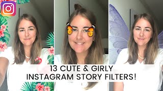13 CUTE & GIRLY INSTAGRAM STORY FILTERS! Improve your Instagram account now for FREE! Quick & Easy!