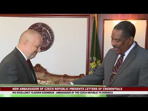 NEW AMBASSADOR OF THE CZECH REPUBLIC TO DOMINICA PRESENTS CREDENTIALS