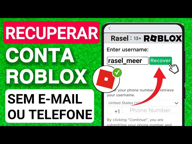 Como recuperar uma conta Roblox sem senha ou e-mail (método fácil) 