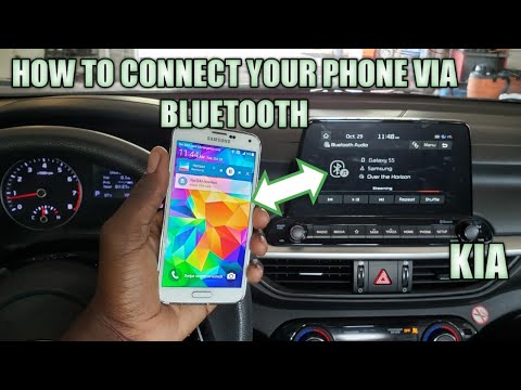 How  to connect your phone via bluetooth Kia forte
