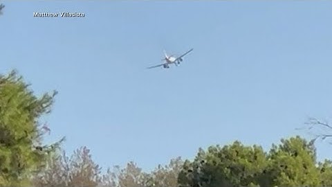 American Airlines plane makes emergency landing after engine issue