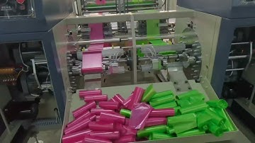 AUTOMATIC CORELESS STAR BOTTOM ROLLING GARBAGE BAG MAKING  MACHINE