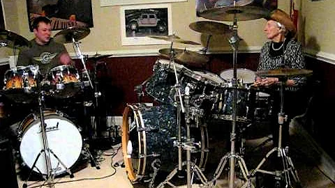 101 year old drum lesson, seriously 101