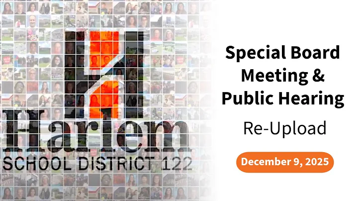 (Re-Upload) 12/9/2025 Special School Board Meeting