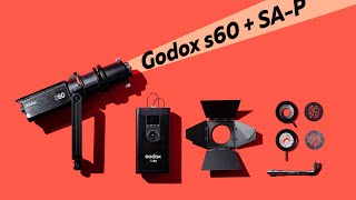 Свет для фудфото | Проекционная насадка | Godox S60 + SA-P