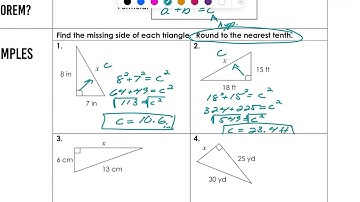 Video- Pythagorean Theorem