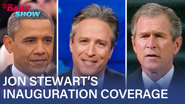 Jon Stewart Covers Presidential Inaugurations Over the Past 25 Years | The Daily Show