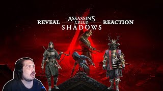 Assassin's Creed: Shadows CINEMATIC REVEAL TRAILER REACTION | I got HUGE Shogun vibes from this!