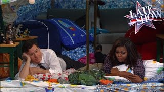 The Late Show Blanket Fort (with First Lady Michelle Obama)