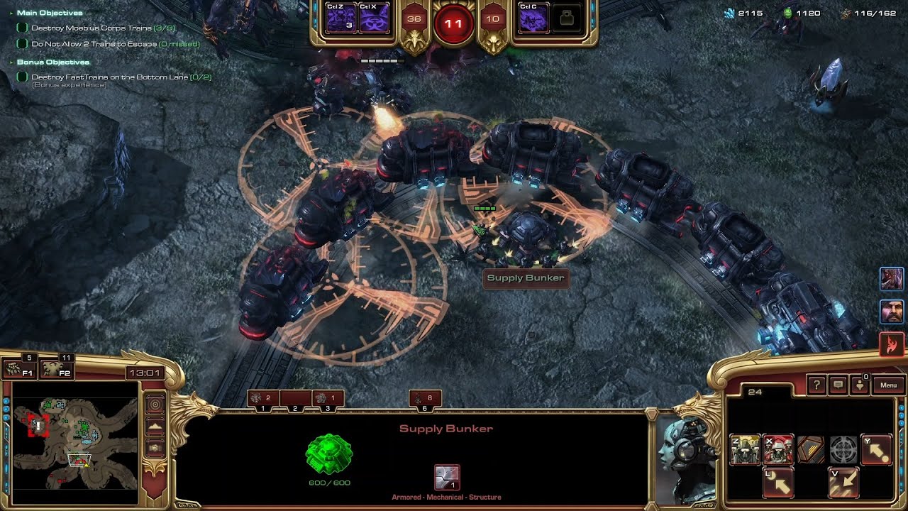 StarCraft 2 Co-op | Mengsk & Dehaka | Oblivion Express | Brutal