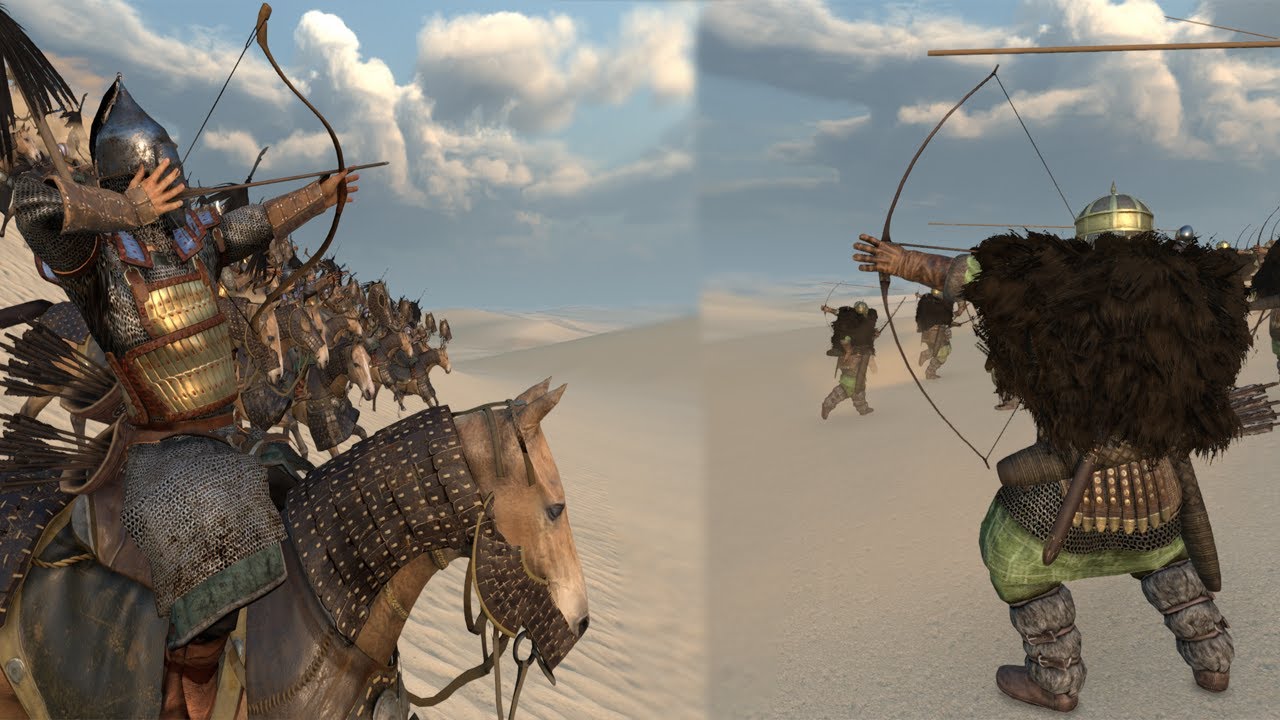 200X Khan Guard vs 200X Champion Archer Mount&Blade Bannerlord 2