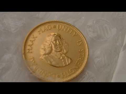 2 Rand Gold Coin 1964. South Africa